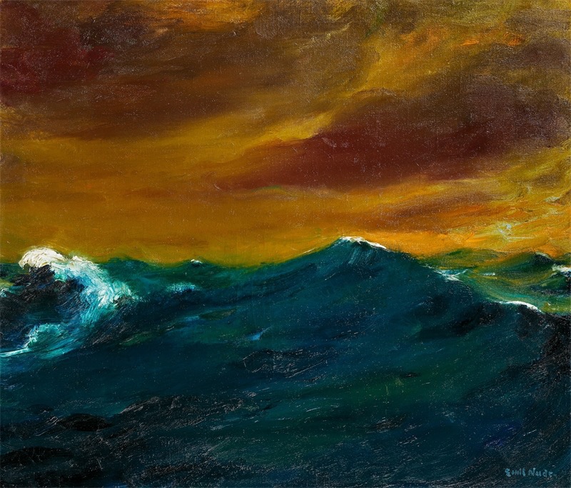 Emil Nolde. „Hohe See“. 1939. Öl auf Leinwand. 86 × 100 cm. EUR 1.000.000–1.500.000