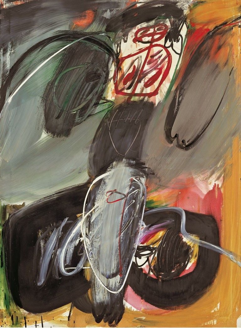 Auf diesem Bild ist das folgende Kunstwerk zu sehen: Walter Stöhrer. „Negerin 13“. 1965.
