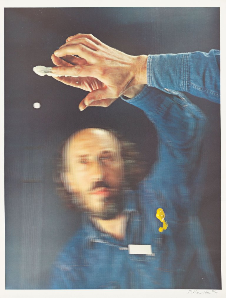 Auf diesem Bild ist das folgende Kunstwerk zu sehen: Richard Hamilton. „Mirror image“. 1974.