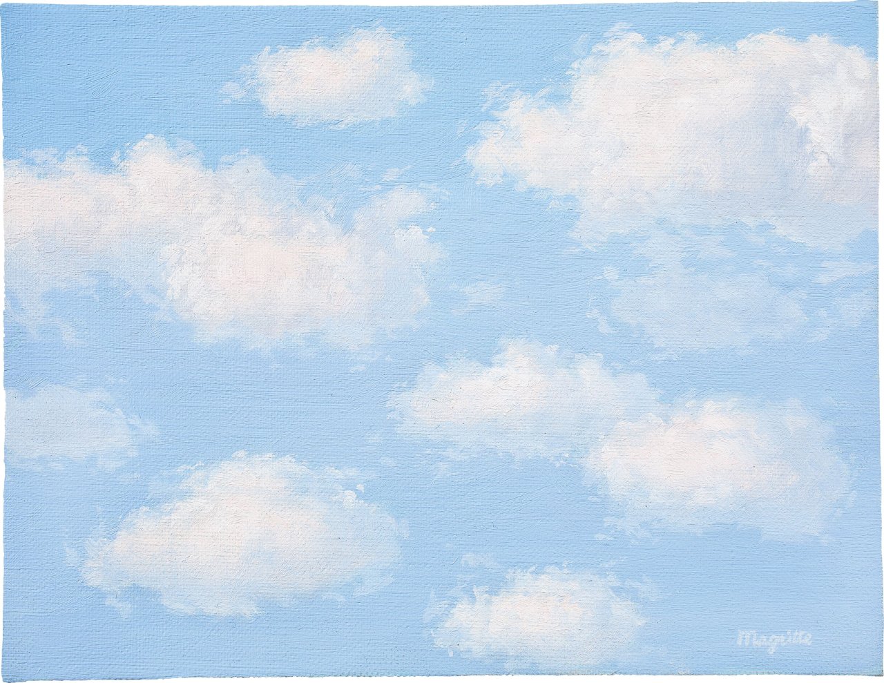 Auf diesem Bild ist das folgende Kunstwerk zu sehen: René Magritte. „La Malédiction“. 1963.