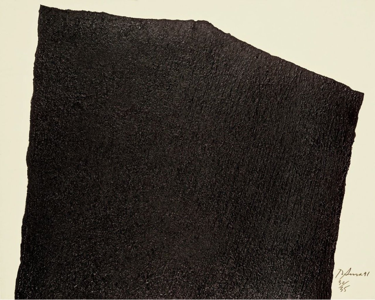Auf diesem Bild ist das folgende Kunstwerk zu sehen: Richard Serra. „Hreppholar VIII“. 1991.