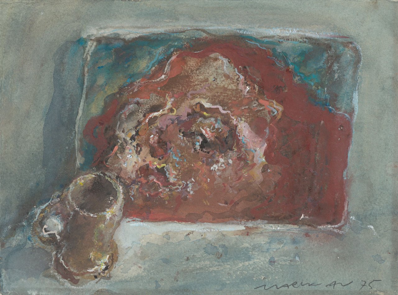 Auf diesem Bild ist das folgende Kunstwerk zu sehen:  Marwan. Ohne Titel. 1975.