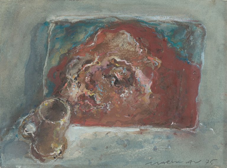 Auf diesem Bild ist das folgende Kunstwerk zu sehen:  Marwan. Ohne Titel. 1975.