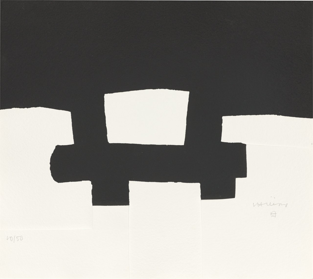 Auf diesem Bild ist das folgende Kunstwerk zu sehen: Eduardo Chillida. „Berlin“. 1990.