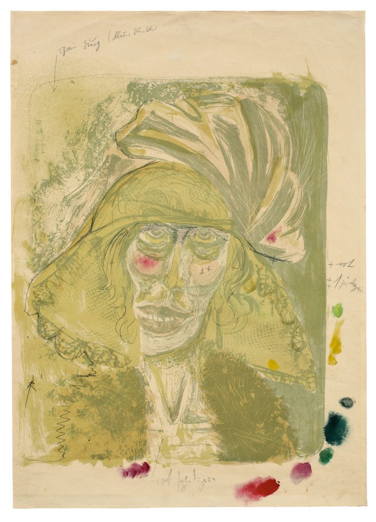 Auf diesem Bild ist das folgende Kunstwerk zu sehen: Otto Dix. „Leonie“. 1923.