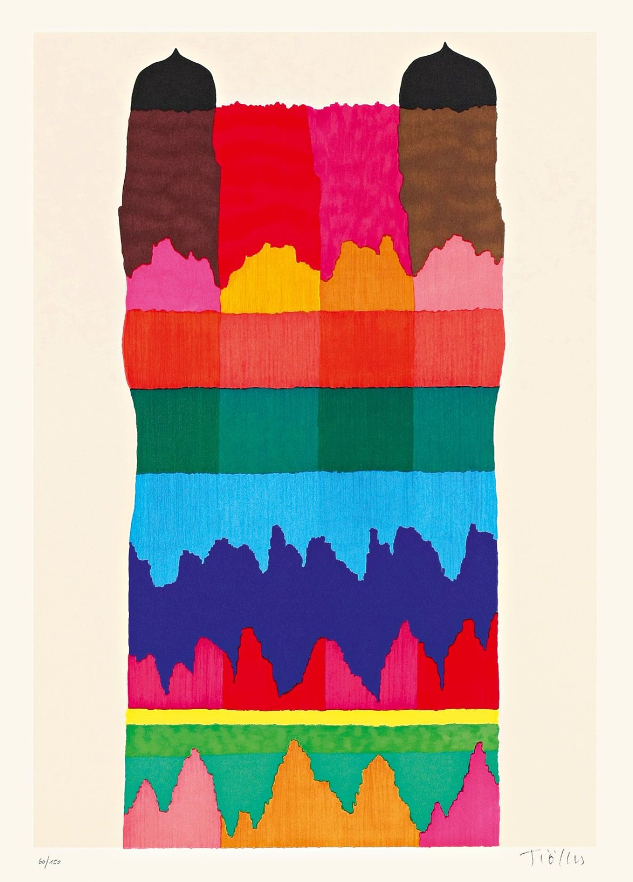 Auf diesem Bild ist das folgende Kunstwerk zu sehen: Heinz Trökes. Ohne Titel. 1973.