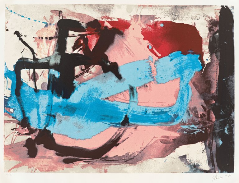Auf diesem Bild ist das folgende Kunstwerk zu sehen: Fred Thieler. Ohne Titel. 1981.