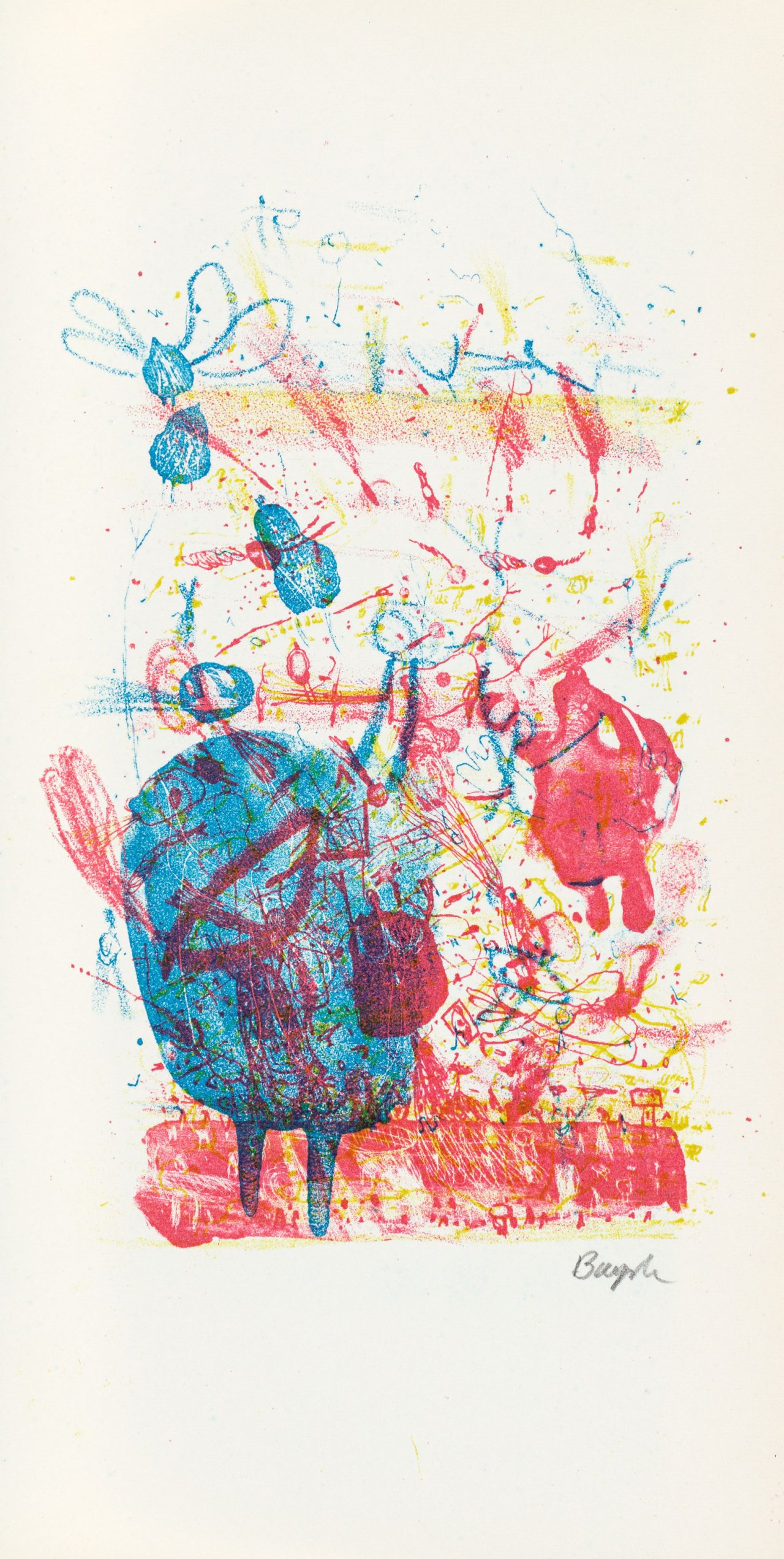 Auf diesem Bild ist das folgende Kunstwerk zu sehen: Thomas Bayrle. Ohne Titel. 1960er-Jahre.