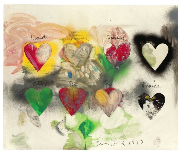 Auf diesem Bild ist das folgende Kunstwerk zu sehen: Jim Dine. Ohne Titel. 1970.