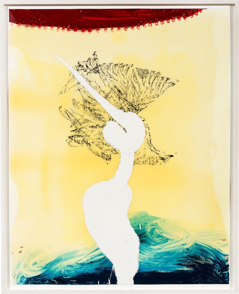 Auf diesem Bild ist das folgende Kunstwerk zu sehen: Julian Schnabel. Bandini. 1998.