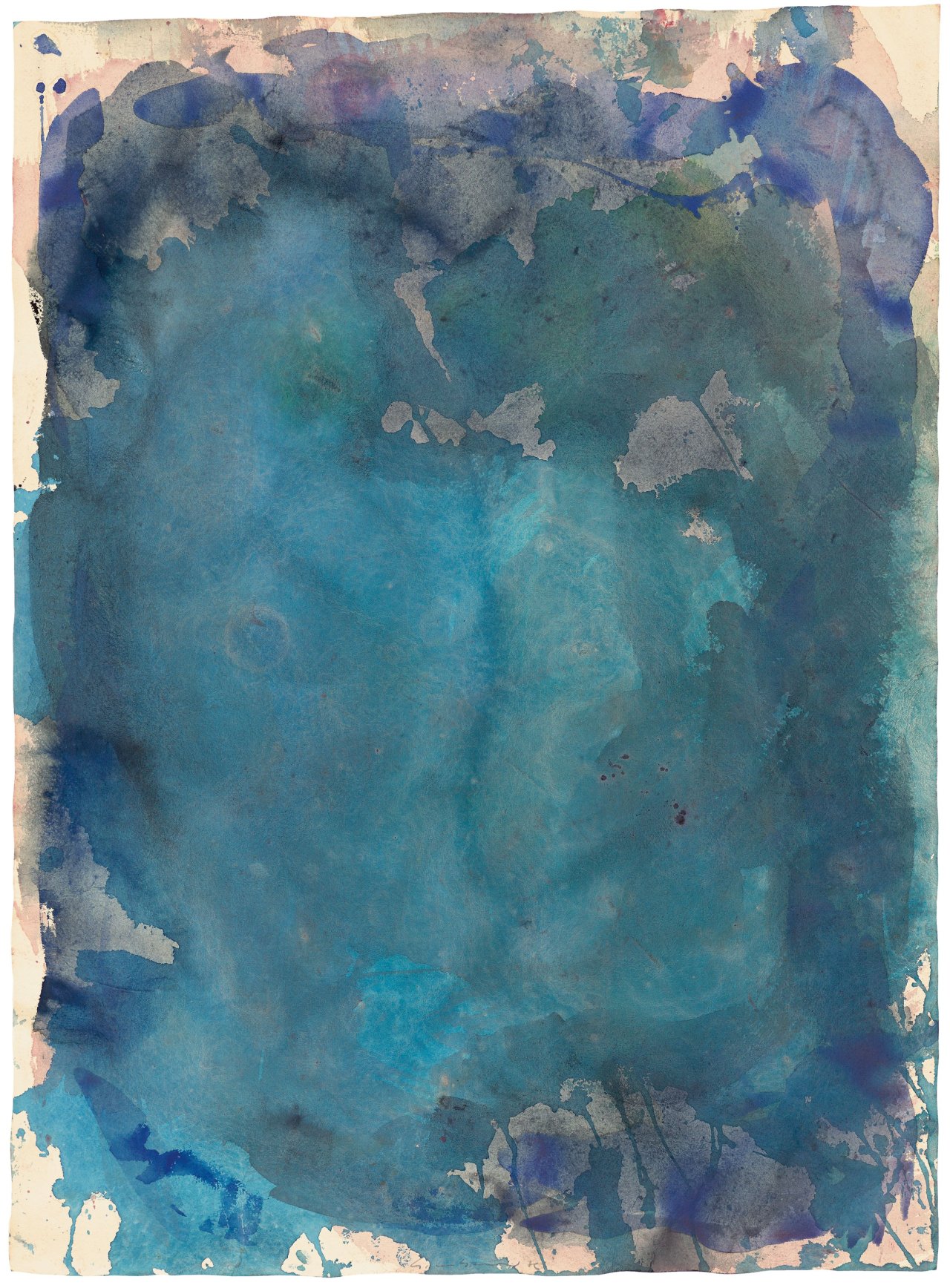 Auf diesem Bild ist das folgende Kunstwerk zu sehen: Gotthard Graubner. Ohne Titel. 1986.