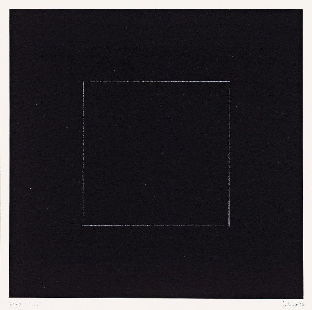 This picture shows the following artwork: Raimer Jochims. „Ich“. 1973.