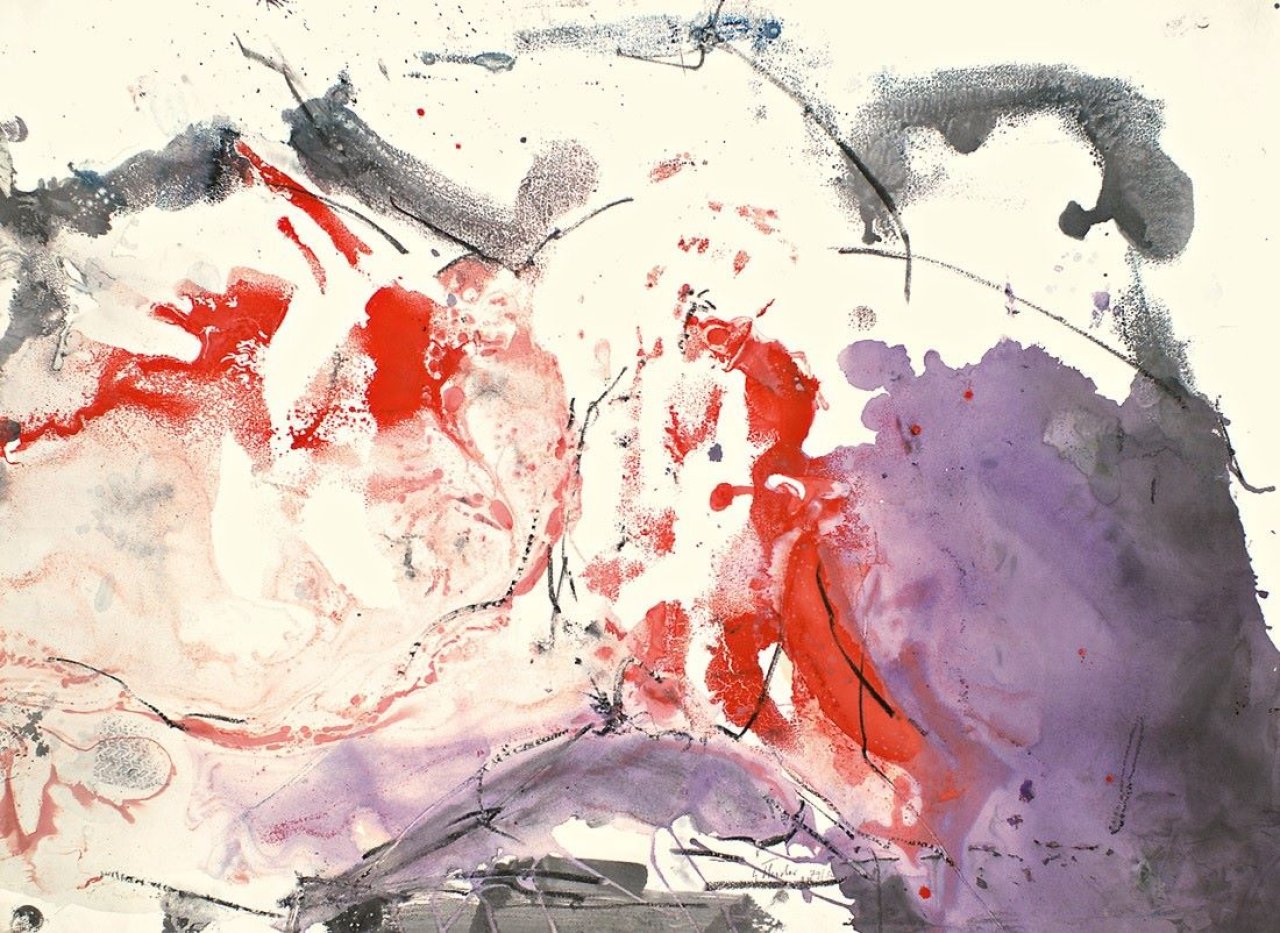 Auf diesem Bild ist das folgende Kunstwerk zu sehen: Fred Thieler. Ohne Titel. 1979/80.