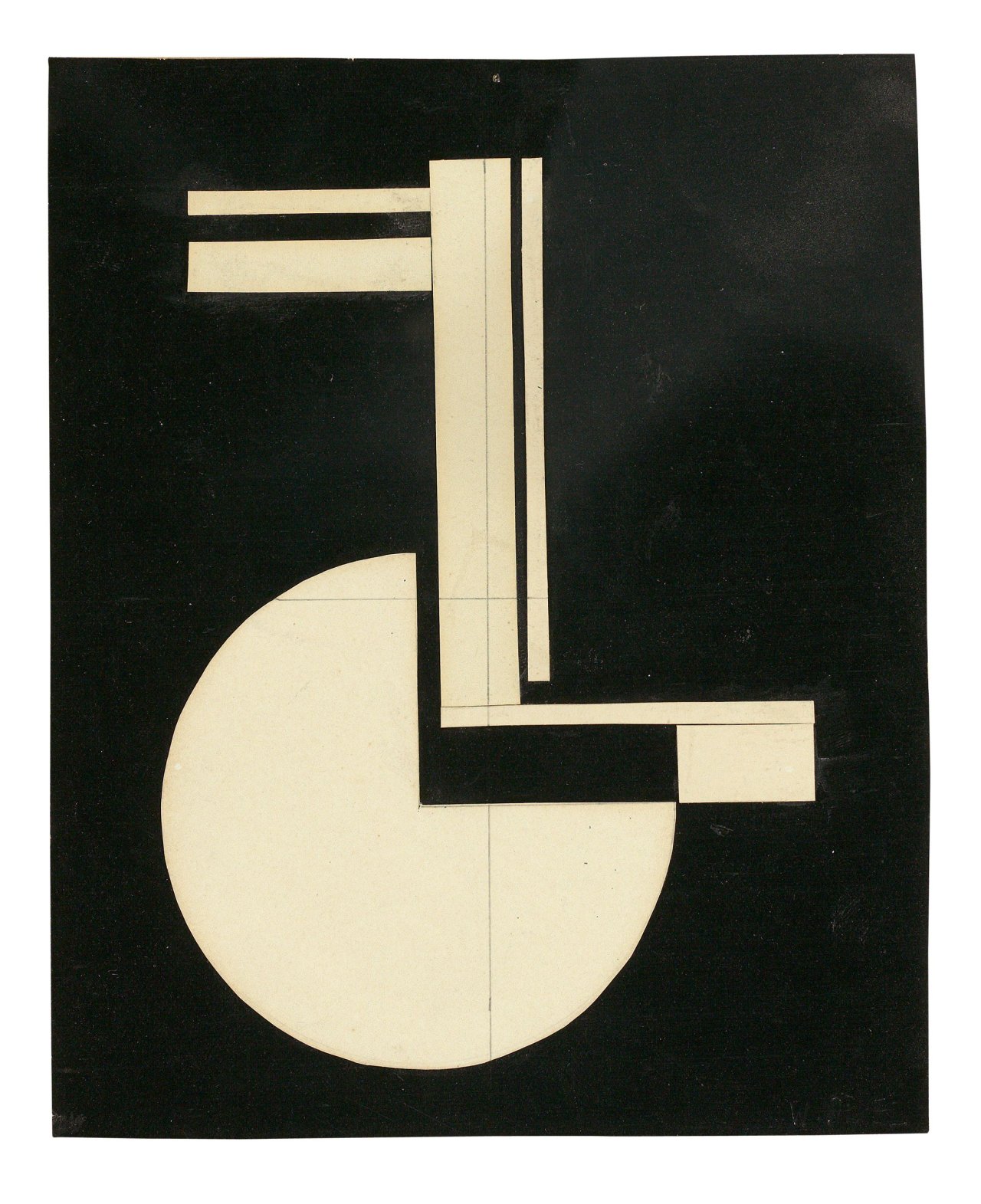 Auf diesem Bild ist das folgende Kunstwerk zu sehen: Walter Dexel. Komposition. 1924.