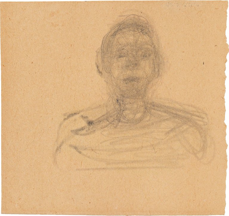 Auf diesem Bild ist das folgende Kunstwerk zu sehen: Alberto Giacometti. „Buste d’homme“.