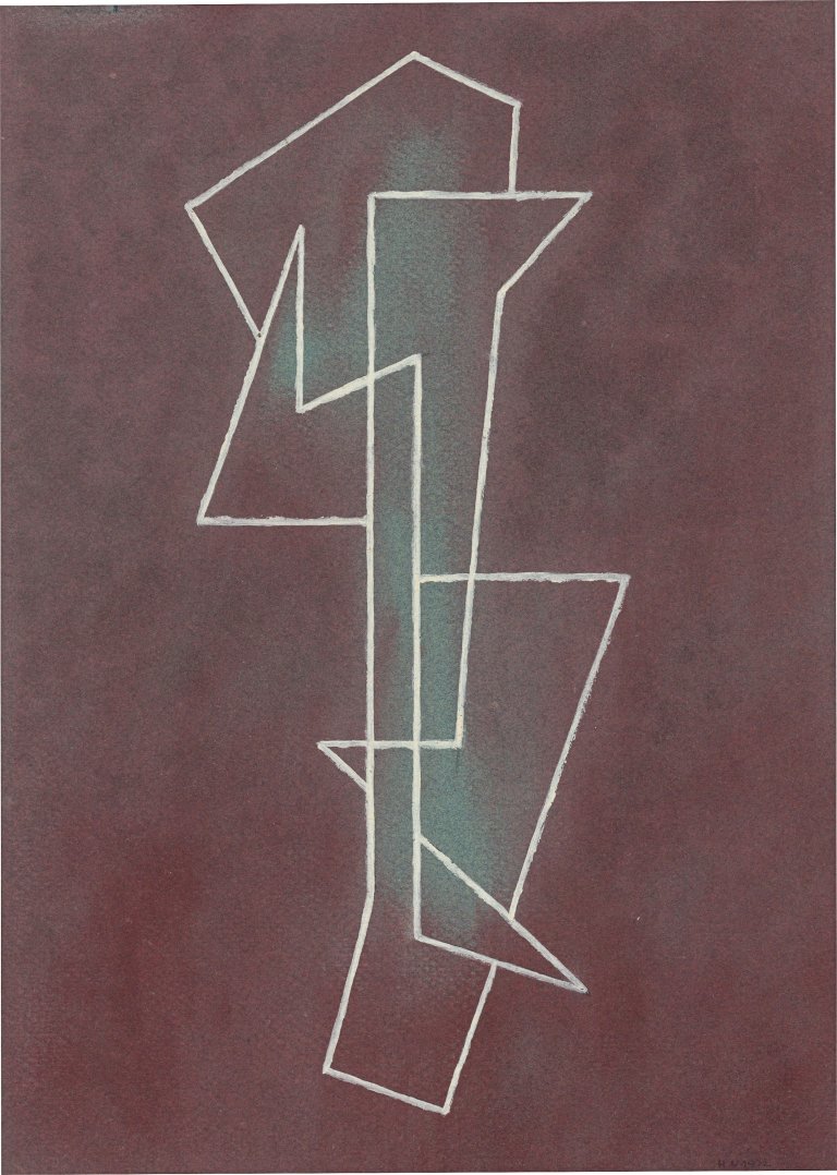 Auf diesem Bild ist das folgende Kunstwerk zu sehen: Henri Nouveau. Ohne Titel. 1932.