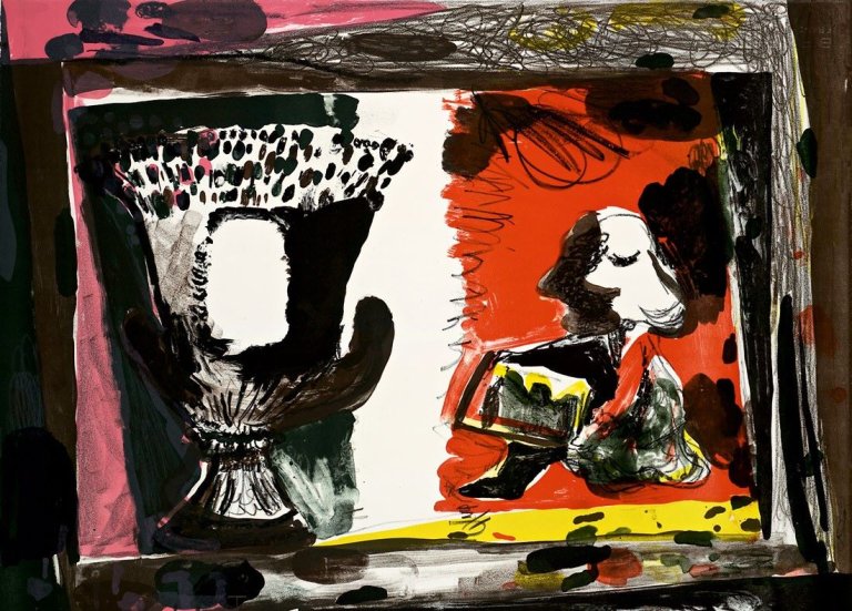 Auf diesem Bild ist das folgende Kunstwerk zu sehen:  Tal R (d.i. Tal Rosenzweig). Ohne Titel. 2006/2004-05.