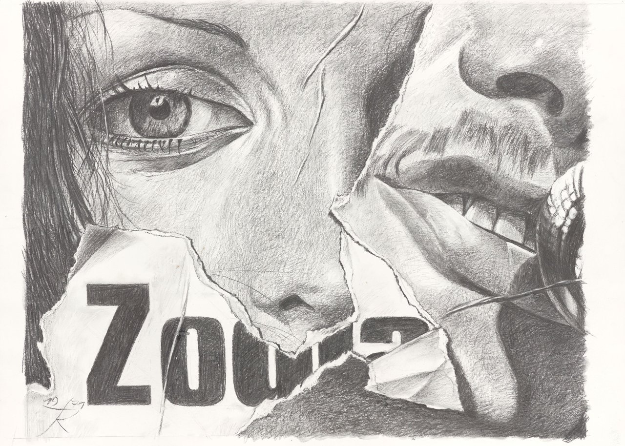Auf diesem Bild ist das folgende Kunstwerk zu sehen: Fritz Köthe. Zodiac. 1971.