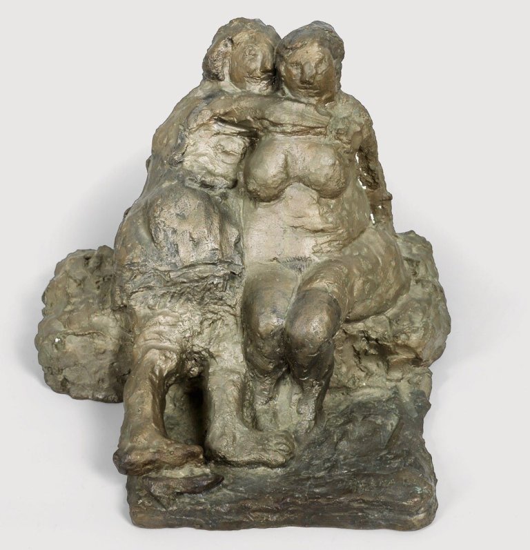 Auf diesem Bild ist das folgende Kunstwerk zu sehen: Alfred Hrdlicka. „Sappho“. 1957-72.