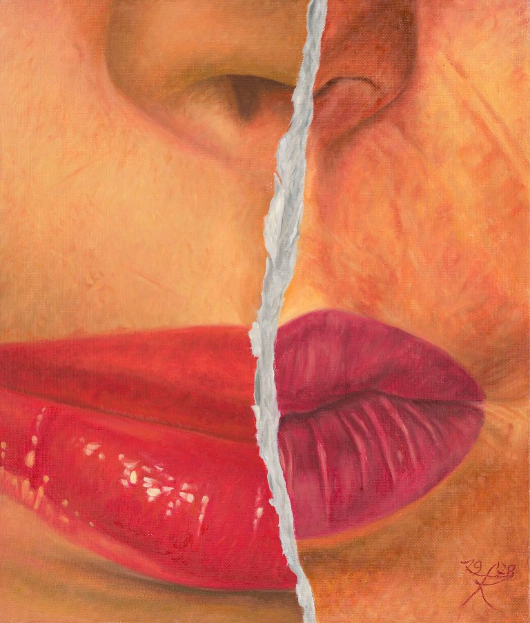Auf diesem Bild ist das folgende Kunstwerk zu sehen: Fritz Köthe. „Nebeneinander“. 1978.