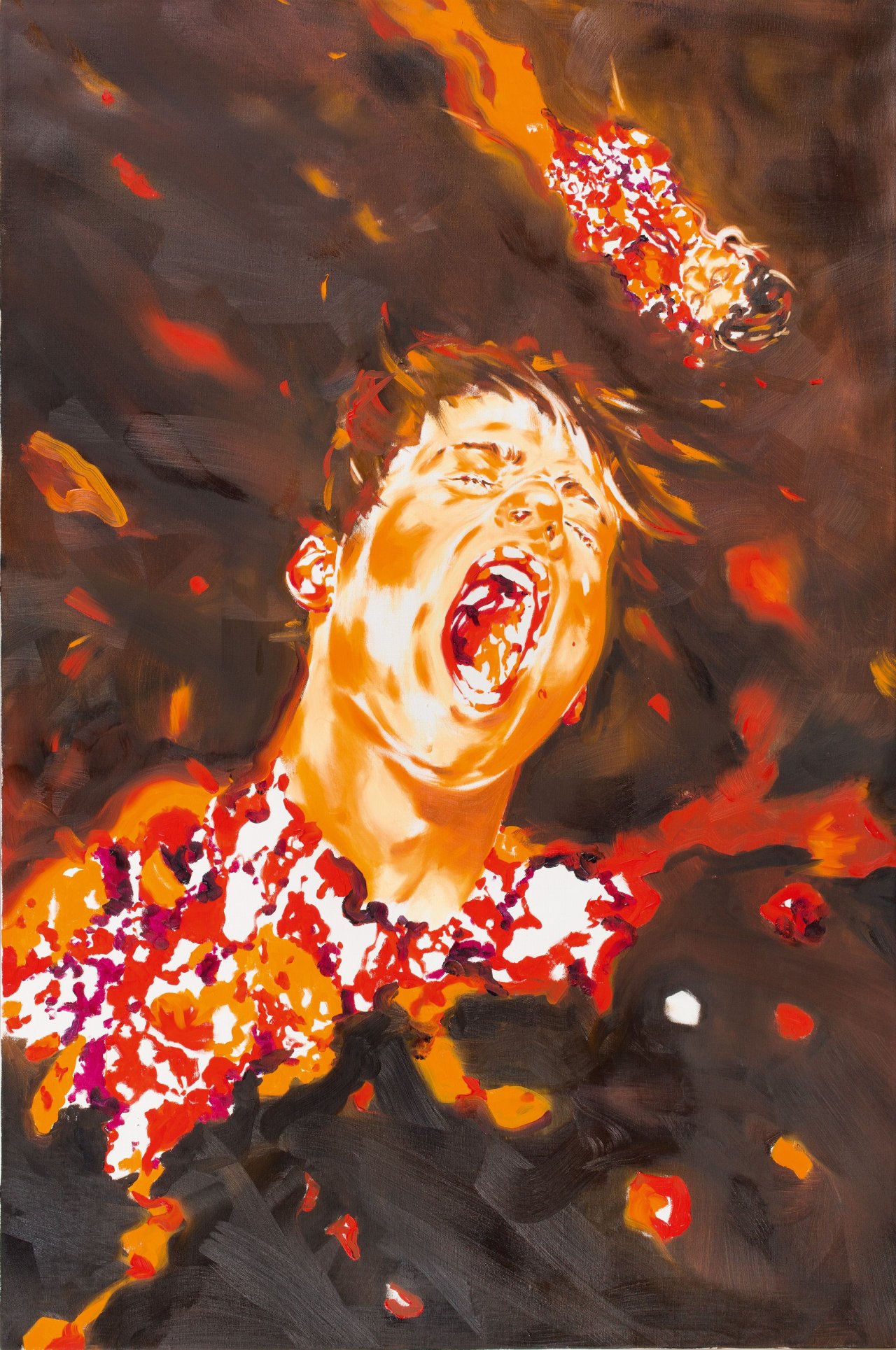 Auf diesem Bild ist das folgende Kunstwerk zu sehen: Norbert Bisky. „Arsonist“. 2008.