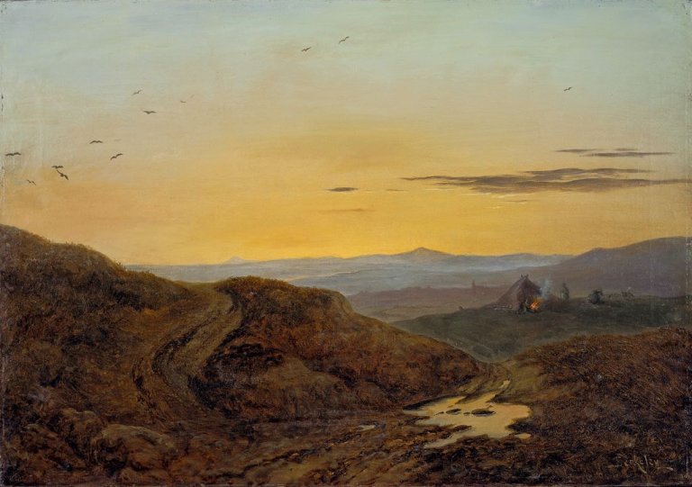 Auf diesem Bild ist das folgende Kunstwerk zu sehen: Carl Robert Kummer. „Berkeley“. Um 1851.