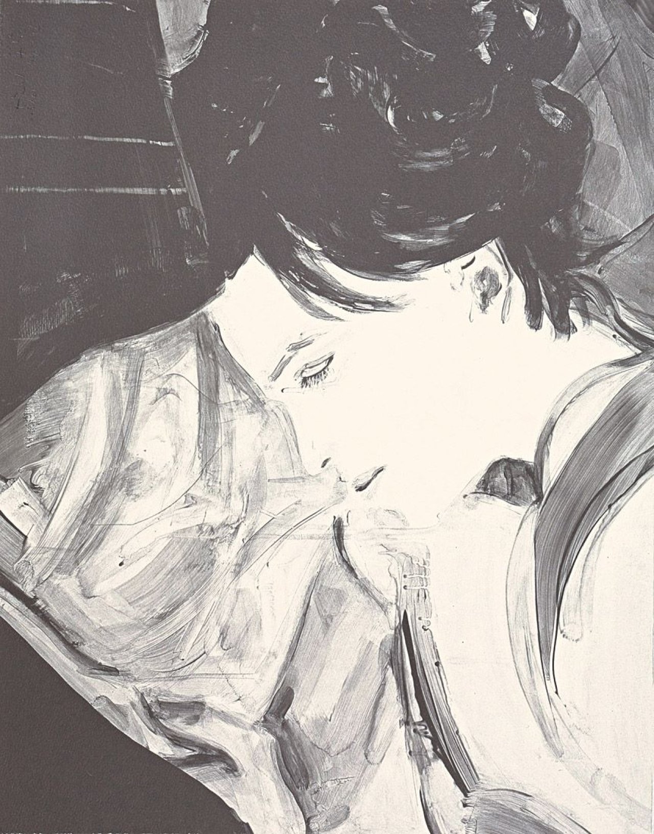 Auf diesem Bild ist das folgende Kunstwerk zu sehen: Elizabeth Peyton. „Thursday (Tony)“. 2000.