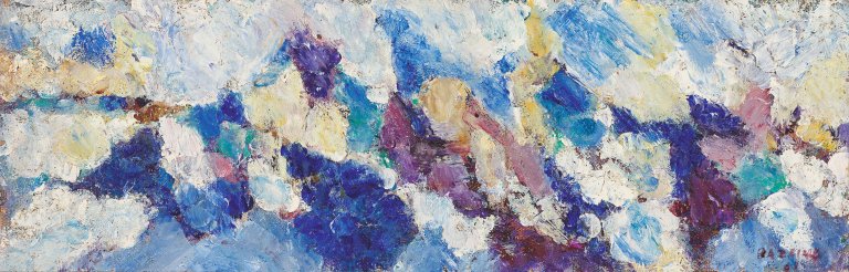 Auf diesem Bild ist das folgende Kunstwerk zu sehen: Jean Bazaine. „Belle-île“. 1961.