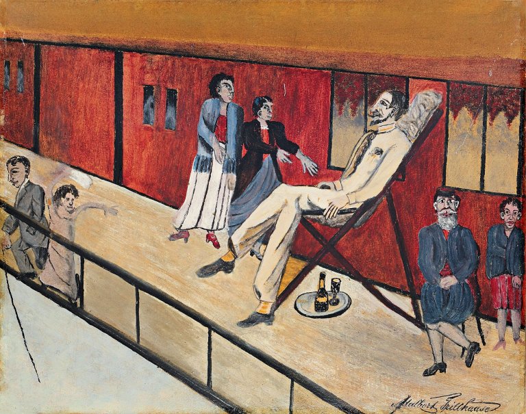 Auf diesem Bild ist das folgende Kunstwerk zu sehen: Adalbert Trillhaase. Der Vornehme.