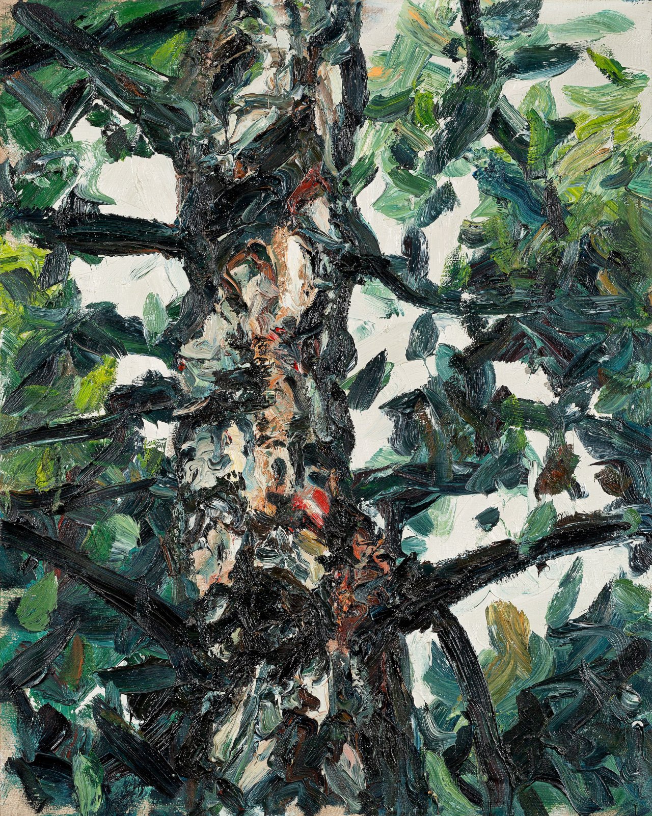 Auf diesem Bild ist das folgende Kunstwerk zu sehen: Ralph Fleck. „Birkenstück 6/III“. 1985.