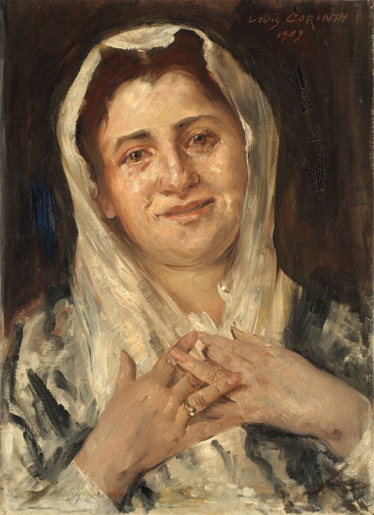 This picture shows the following artwork: Lovis Corinth. „Frauenporträt“. 1909.