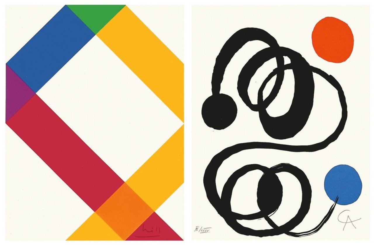 Auf diesem Bild ist das folgende Kunstwerk zu sehen:  Mappenwerk. „Jean Cassou - Vingt-deux poèmes“. 1978.