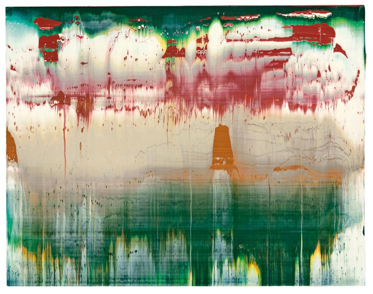 Auf diesem Bild ist das folgende Kunstwerk zu sehen: Gerhard Richter. „Fuji“. 1996.