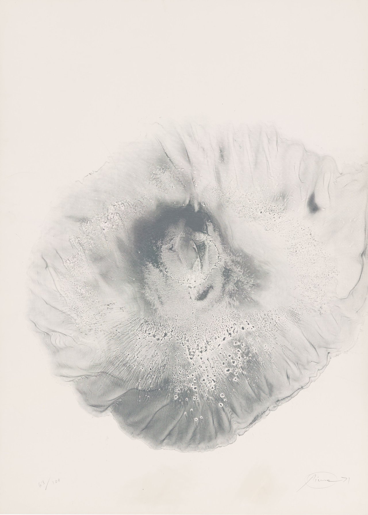 This picture shows the following artwork: Otto Piene. „Sand Dollar“. 1971.