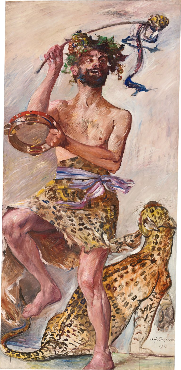 This picture shows the following artwork: Lovis Corinth. "Bacchant". 1913.