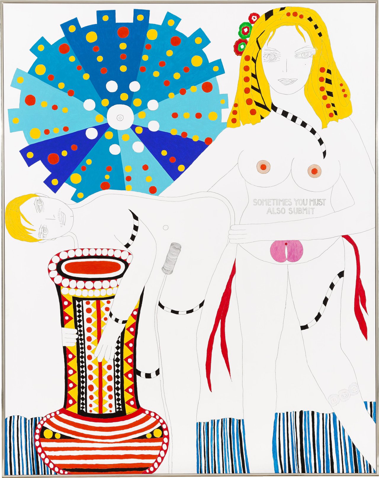 This picture shows the following artwork: Dorothy Iannone. Metaphor. 2009.