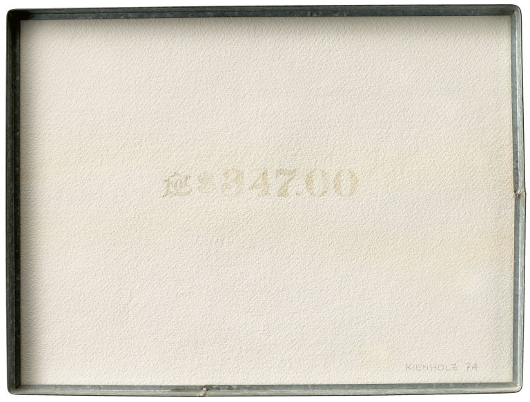 Auf diesem Bild ist das folgende Kunstwerk zu sehen: Edward Kienholz. „for $ 346 “. 1974.
