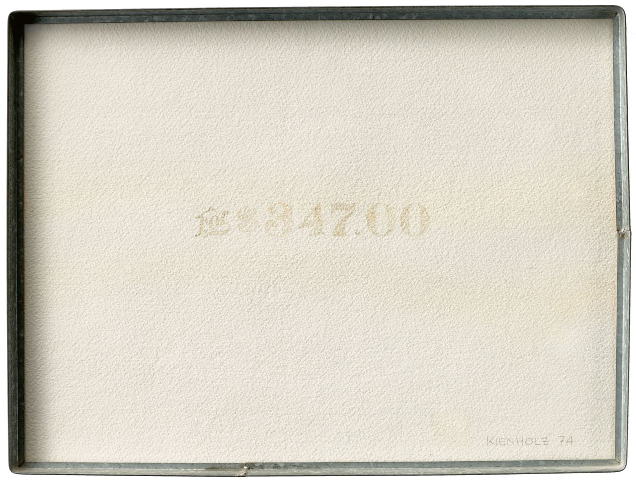Auf diesem Bild ist das folgende Kunstwerk zu sehen: Edward Kienholz. „for $ 346 “. 1974.
