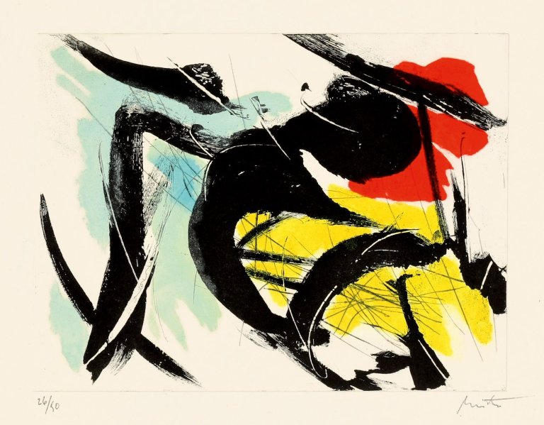 Auf diesem Bild ist das folgende Kunstwerk zu sehen: Jean Miotte. „Liberté“.