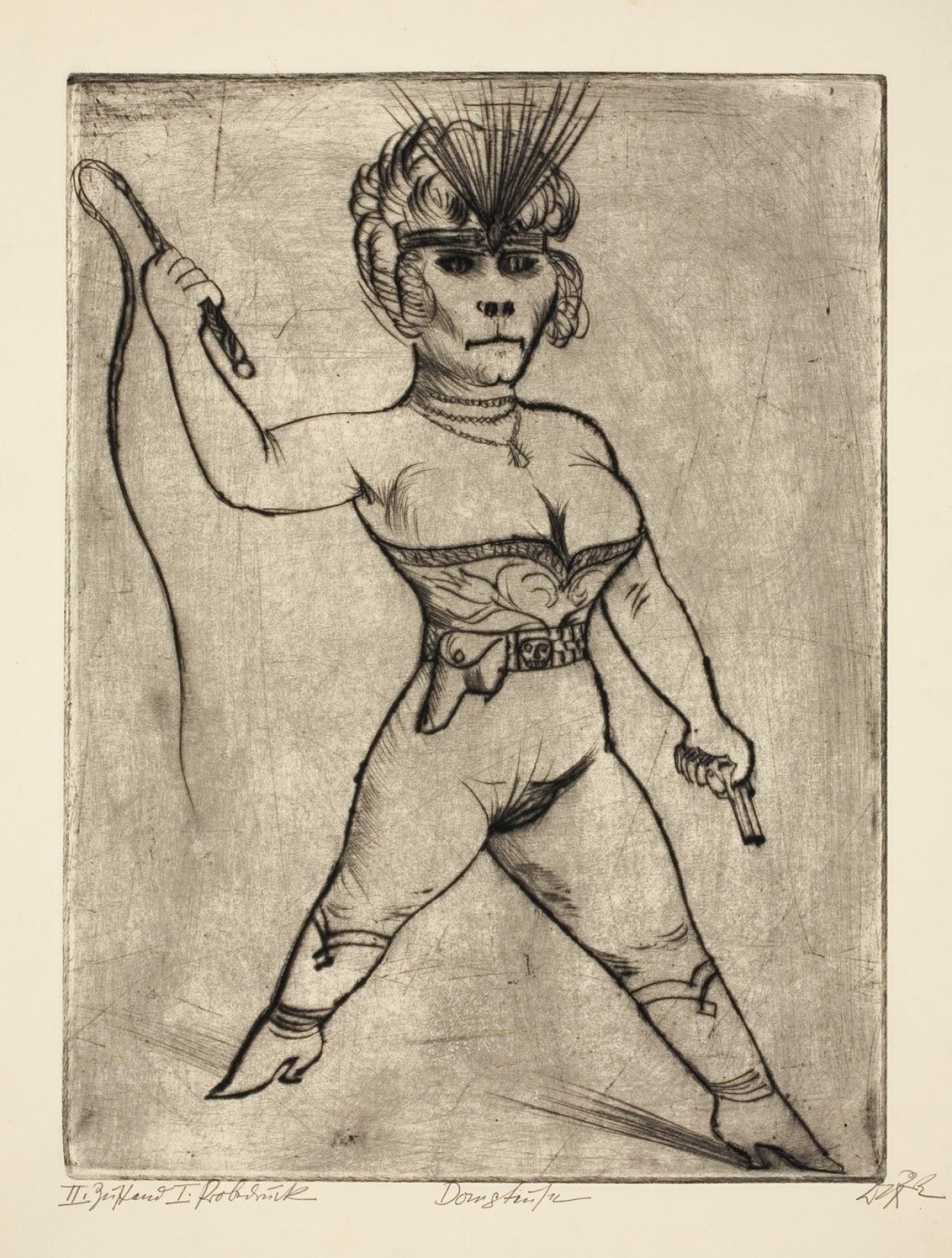 Auf diesem Bild ist das folgende Kunstwerk zu sehen: Otto Dix. „Dompteuse“. 1922.