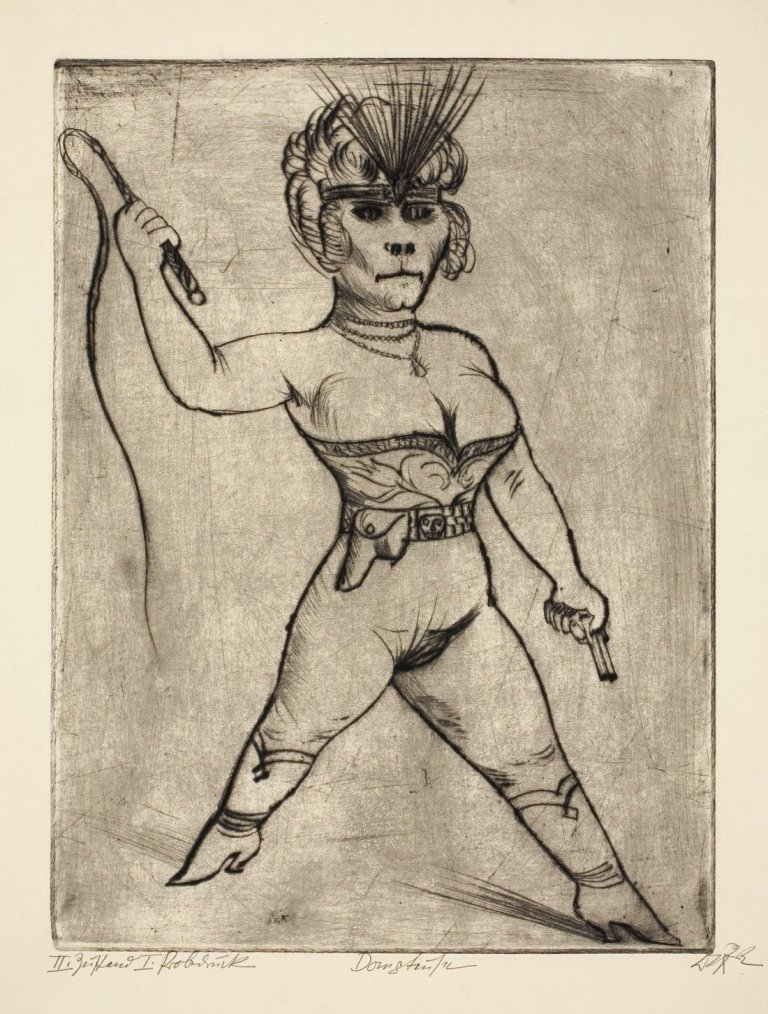 Auf diesem Bild ist das folgende Kunstwerk zu sehen: Otto Dix. „Dompteuse“. 1922.