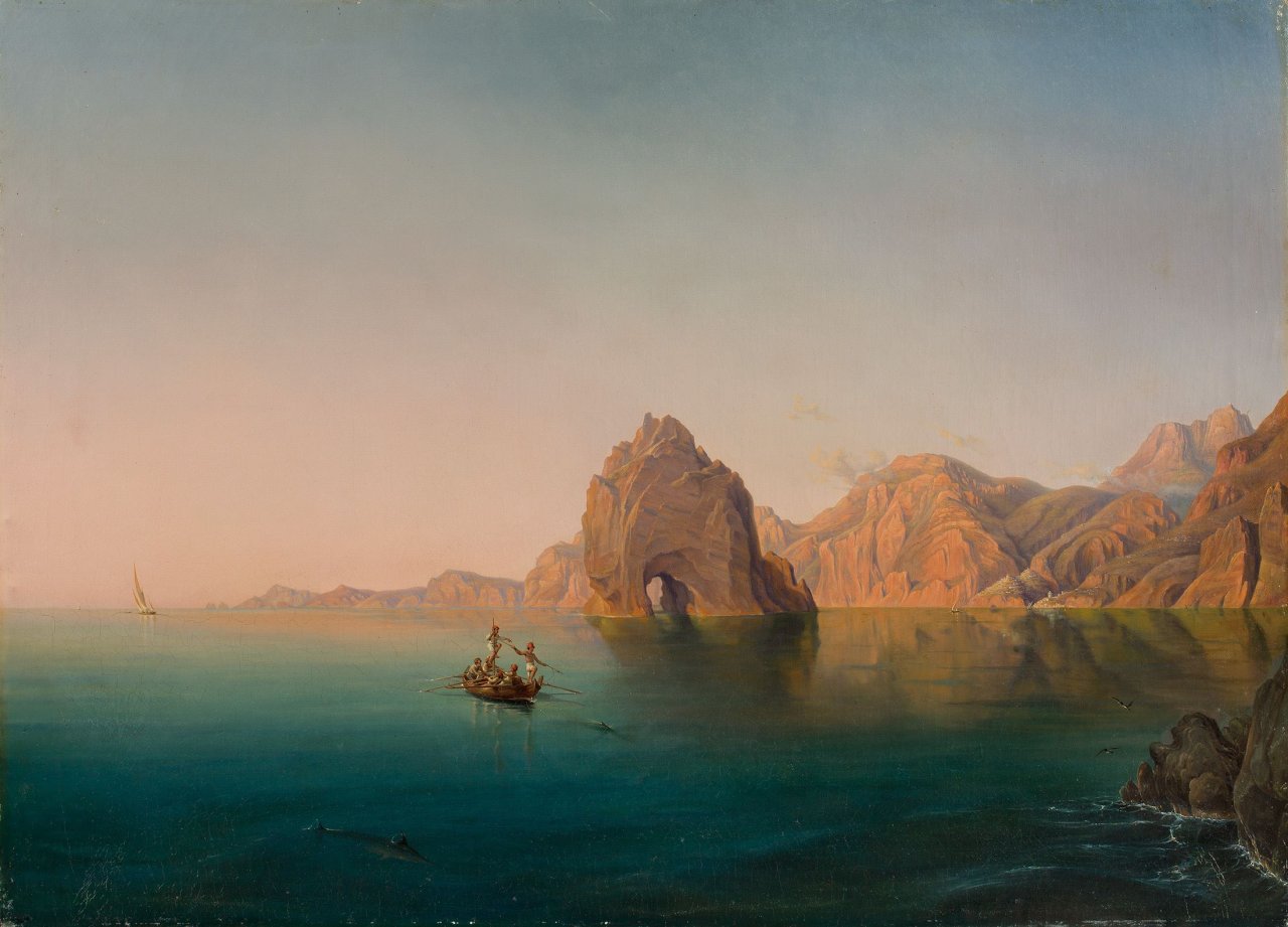 Catalog image of Schwertfischfang vor Capri. Um 1830/40
