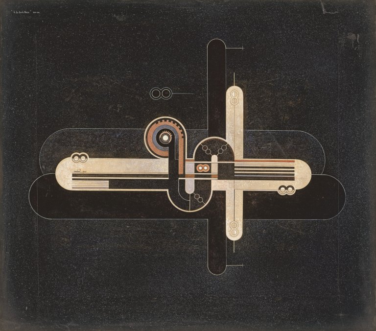Auf diesem Bild ist das folgende Kunstwerk zu sehen: Robert Michel. „À la Loch Ness“. 1923.