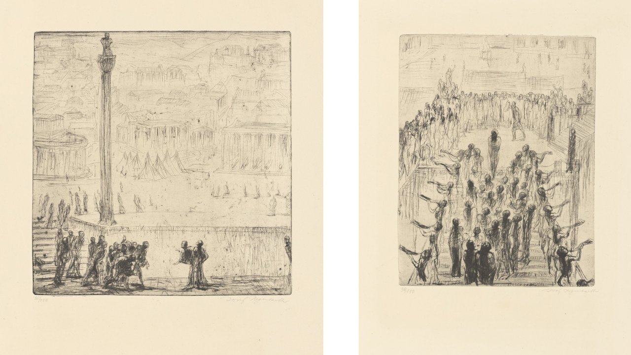 Auf diesem Bild ist das folgende Kunstwerk zu sehen: Josef Hegenbarth. „Shakespeares Julius Cäsar“. 1923.
