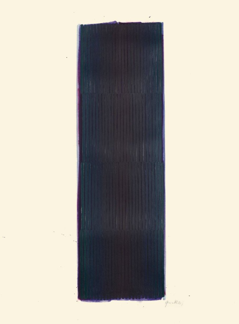 Auf diesem Bild ist das folgende Kunstwerk zu sehen: Johannes Geccelli. Ohne Titel. 1983.