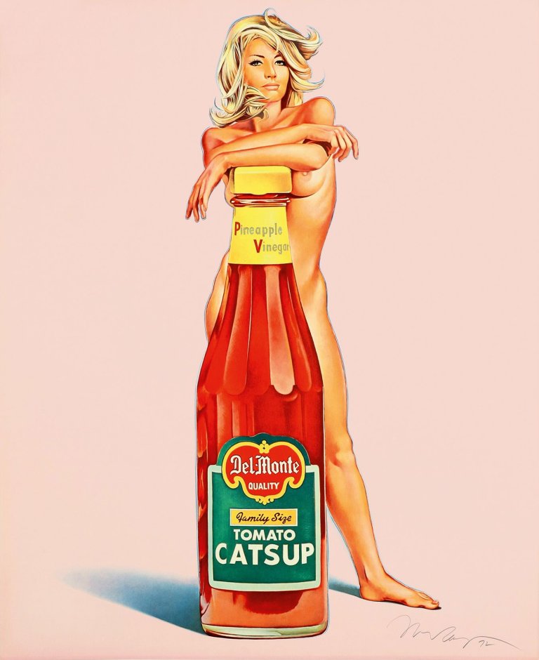 Auf diesem Bild ist das folgende Kunstwerk zu sehen: Mel Ramos. „Della Monty“. 1972.