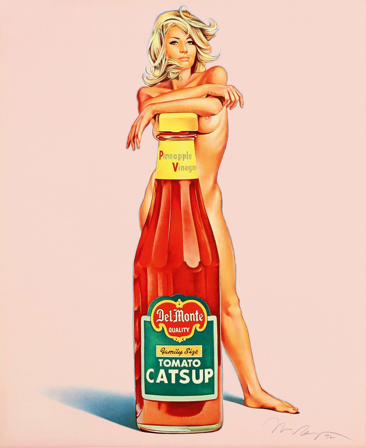 Auf diesem Bild ist das folgende Kunstwerk zu sehen: Mel Ramos. „Della Monty“. 1972.