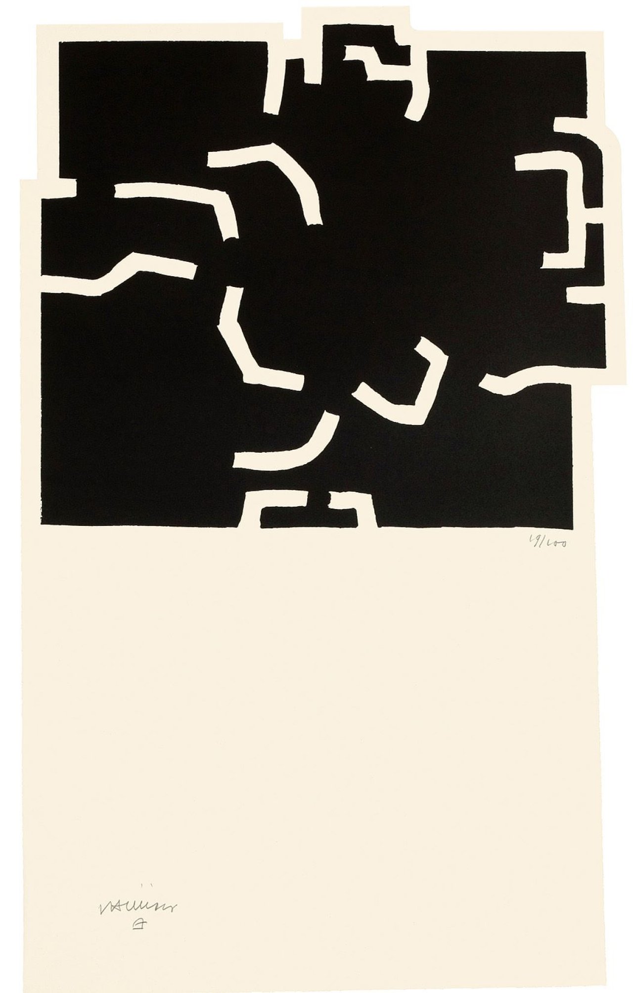 Auf diesem Bild ist das folgende Kunstwerk zu sehen: Eduardo Chillida. „Zürich I“. 1978.