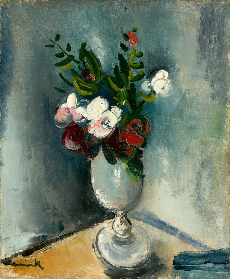 Auf diesem Bild ist das folgende Kunstwerk zu sehen: Maurice de Vlaminck. „Vase de fleurs“.