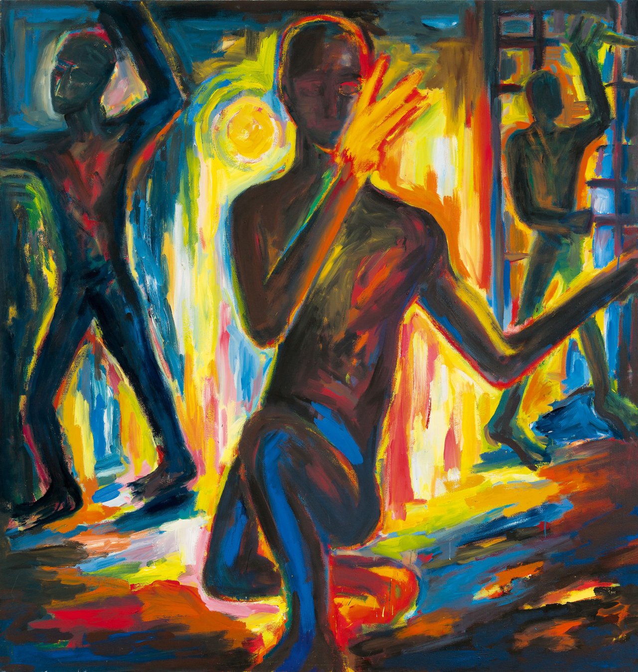 Auf diesem Bild ist das folgende Kunstwerk zu sehen: Helmut Middendorf. Kung Fu. 1985.